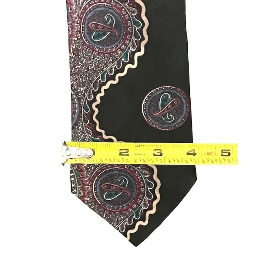 2 Vintage Benchmark Men's Neckties 100% Silk